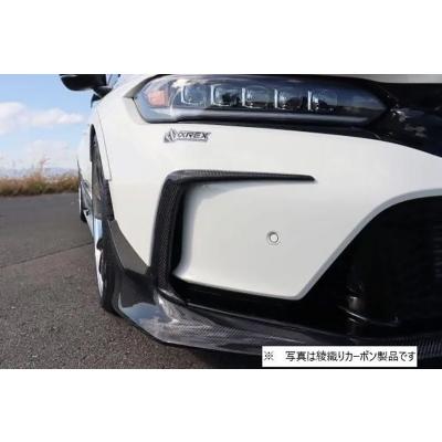シビック FL5用 シンプルフロントガーニッシュ 左右セット　塗装済 FL5 シビック TypeR フロントバンパーガーニッシュ グライドリップ用