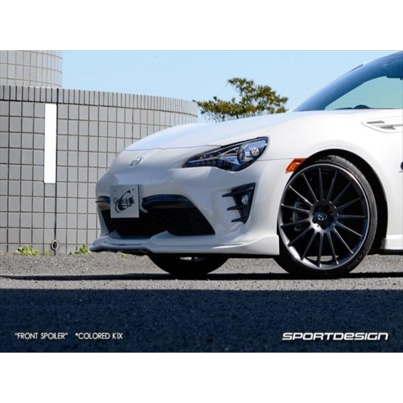 86 ZN6 後期 SPORT DESIGN フロントスポイラー 塗装済み