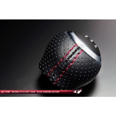 GR ヤリス 6MT パンチングレザー シフトノブ レッドステッチ : オート 