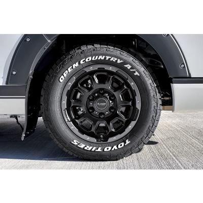 JAOS ADAMAS BL5 6H 16x6.5J+48 139.7 マットポリッシュブラック 4本 