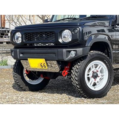 jb64 ジムニー オリジナル フロント バンパー 牽引フック セット 中古 JB64W ジムニー 社外バンパー用 フロント 牽引フック 左右SET : オート