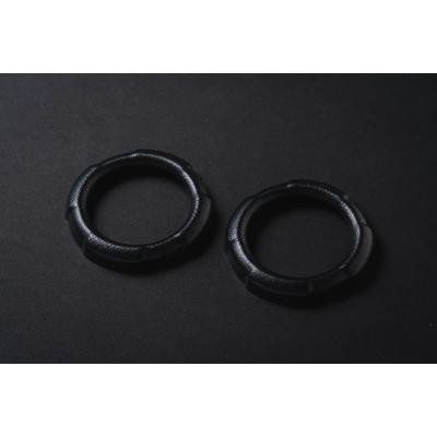 JB64W ジムニー エアコン吹き出し口カバー ブラックレザー調 : オート