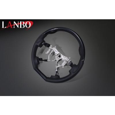200系 ハイエース 4型-7型 LANBO オリジナルステアリング D型ガングリップ カーボン調｜autostyle-sore｜03