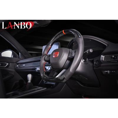 シビック TypeR FL5 LANBO プレミアムスポーツ ステアリング ウェット