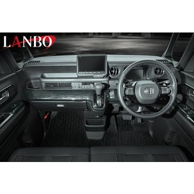 N-BOX JF5/6 LANBO インテリアパネル 2pcs 黒木目 : オート