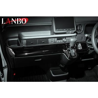 N-BOX JF5/6 LANBO インテリアパネル 2pcs ピアノブラック : オート