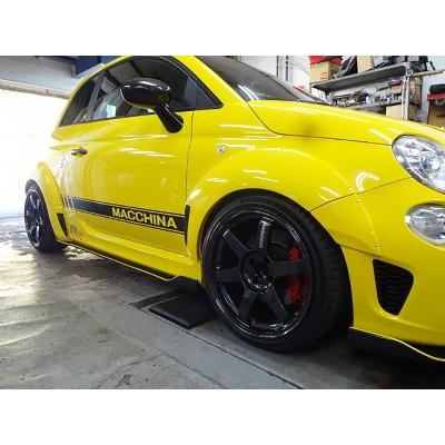 アバルト 500 595 695 後期 オーバーフェンダーキット フルカーボン製