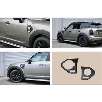 ミニクロスオーバー　サイドメッキスカットル　F60 クーパー用 BMW MINI F60 CROSSOVER サイドスカットルカバー 取付込