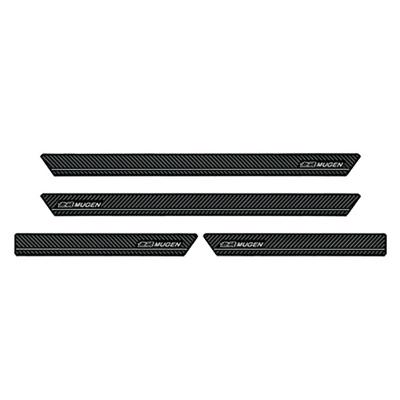 新品未使用、無限FL5シビックタイプR 用スカッフプレート、カーボン調ブラック 無限 FL5 シビックタイプR シビック スカッフプレート : オート