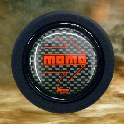 MOMO（モモ） ホーンボタン センターリングなし ARROW カーボン レッド