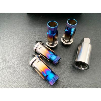 REVOLUTION Tiレーシング ロックナット 12×1.25 48mm : オートスタイル 