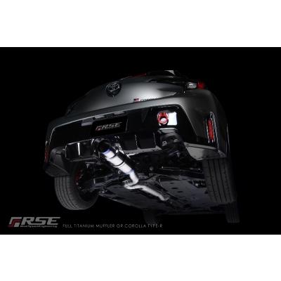 GZE14H GR カローラ フルチタンマフラー TYPE-R : オートスタイル