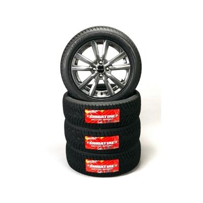 SHIBATIRE スタッドレス 155/65R14 14インチ 4.5J+45 4-100 4本セットの画像