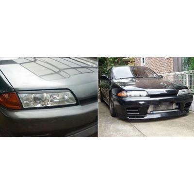 スカイライン R32 アイライン Type1 FRP製 黒ゲルコート仕上げ 塗装