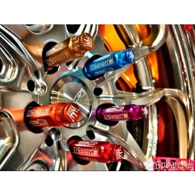 王冠」 326ナット キャップ 4個1セット オレンジ : オートスタイル 