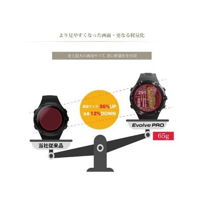 SHOT NAVI 腕時計タイプ Evolve PRO ホワイト｜autostyle-sore｜02