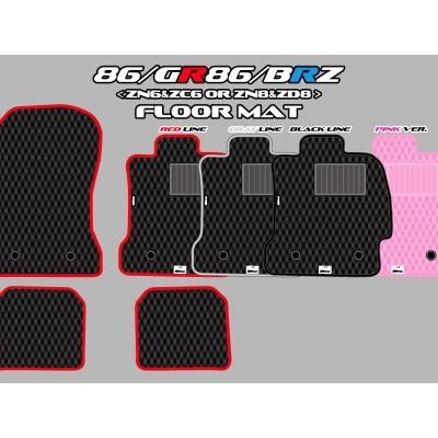 ZN6 86 フロアマット ピンク AT : オートスタイル(AutoStyle) - 通販