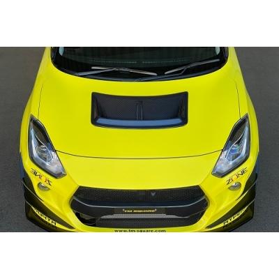 スイフトスポーツ ZC33S ボンネットエアアウトレット クリア塗装済み