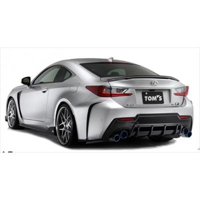 LEXUS RC F 前期 USC10 トムス カーボンシート (カーボン調ステッカー) リアバンパー用 左右セット_1