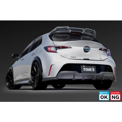 カローラスポーツ ZWE21# / NRE21# リヤバンパー ディフューザー メーカー塗装品 フラットブラックの画像