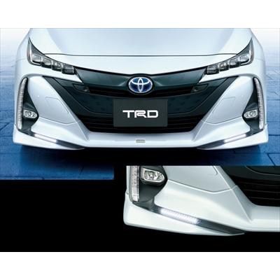TRD プリウスPHV ZVW52 フロントスポイラー LED付 : オートスタイル 