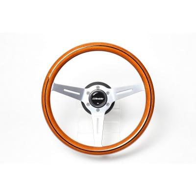 TRUST GReddy スポーツステアリング ウッドタイプ ライトブラウン 
