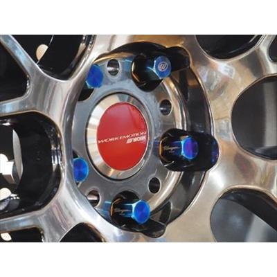 湾岸 チタンホイールナット M12×1.25 1台分（20個セット） : オート