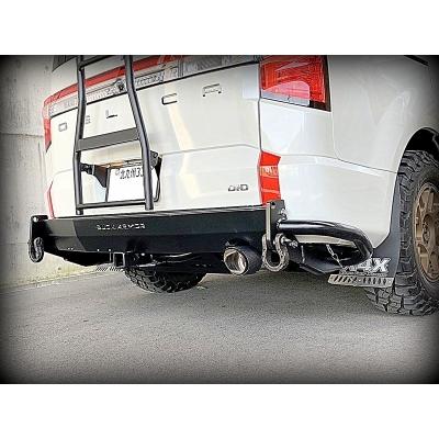 デリカ D:5 リアバンパーガード バックアーマー / ブルセット(ヒッチ