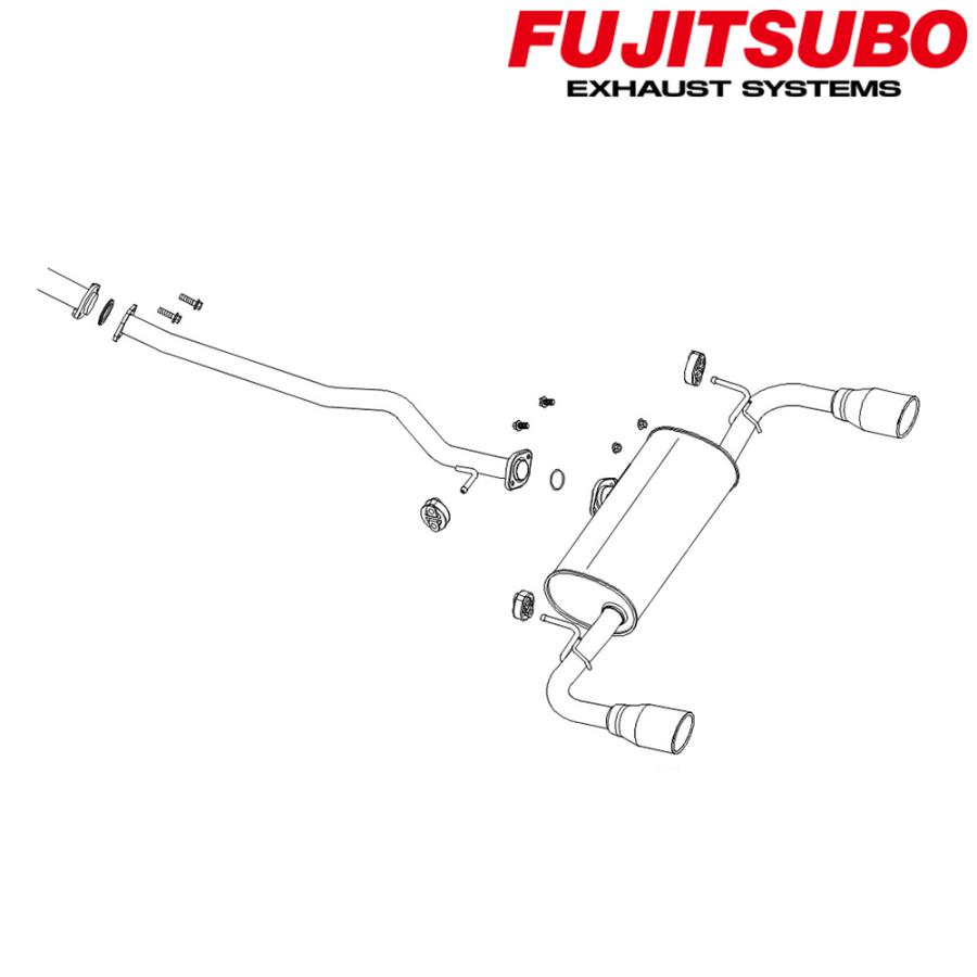 FUJITSUBO（フジツボ） マフラー 車 A-R RAV4 6BA-MXAA54 R1.4〜 560