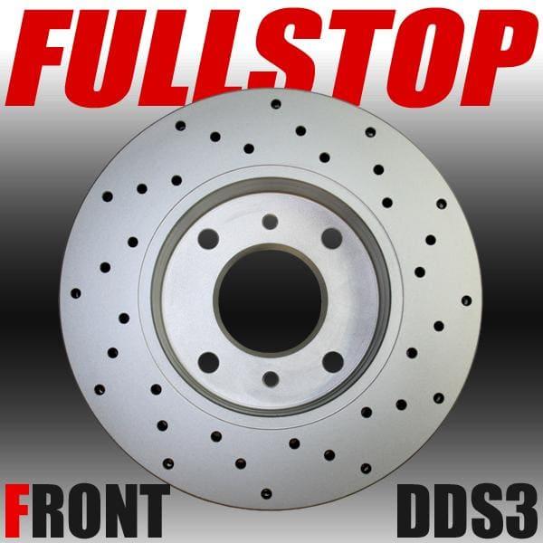 当日配達 FULLSTOP フルストップ ブレーキローター DDS3 フロント 左右セット SUBARU スバル インプレッサWRX STi GGB 2000/8〜2002/10 3617001