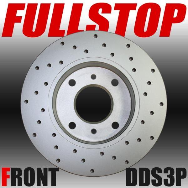 【海外正規品】激安通販 FULLSTOP フルストップ ブレーキローター DDS3P フロント 左右セット SUBARU スバル インプレッサWRX STi GDB 2001/9〜2004/5 3617001