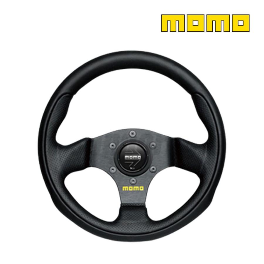 MOMO モモ ステアリング ハンドル TEAM ブラックレザー T-1001 MOMO モモ ステアリング ハンドル TEAM ブラックレザー T-1001