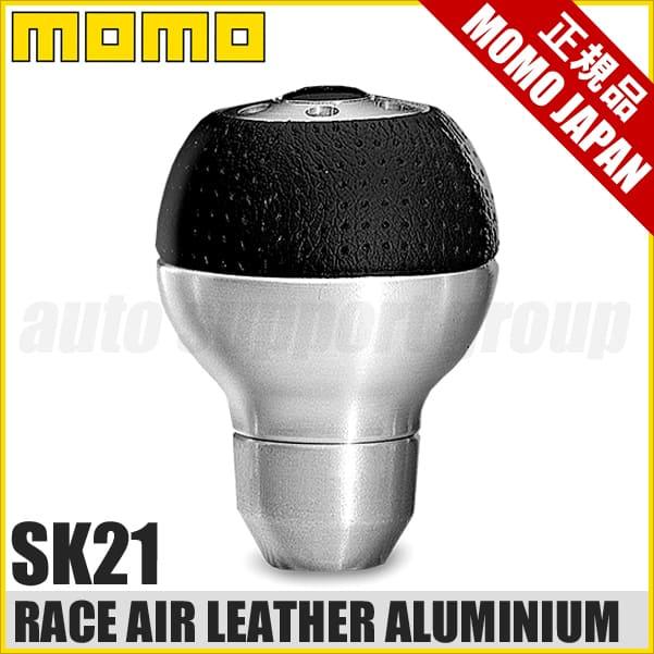 日本正規品 MOMO モモシフトノブ RACE AIR LEATHER（レース エアー