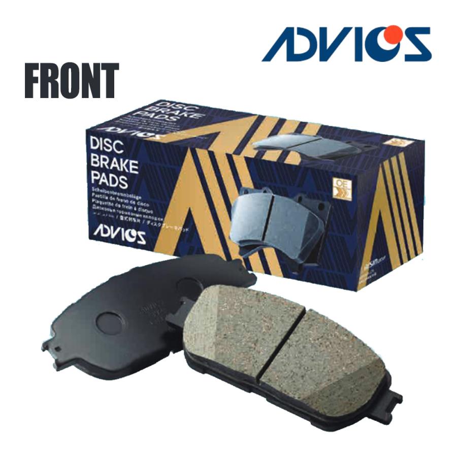 ADVICS アドヴィックス ブレーキパッド SN フロント左右セット eK ワゴン B11W 14.11-19.04 SN209P