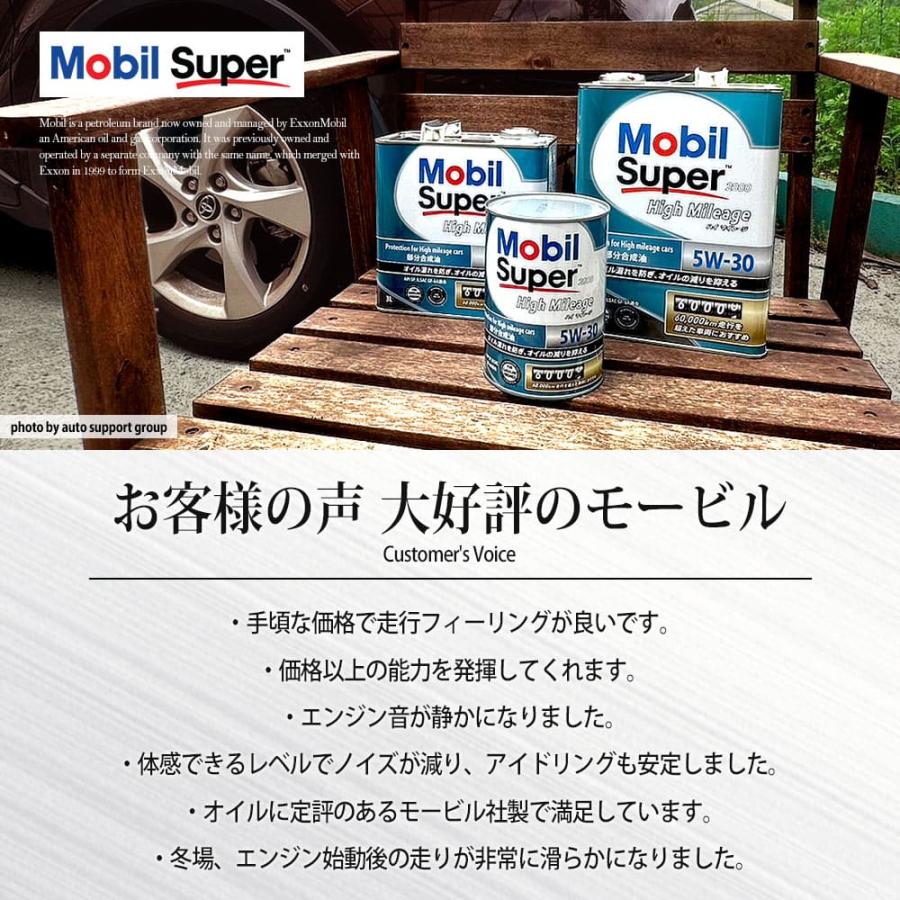 エンジンオイル 5W-30 SP Mobil Super モービルスーパー 2000 ハイマイレージ High Mileage 3L缶 (3リットル)｜autosupportgroup｜09