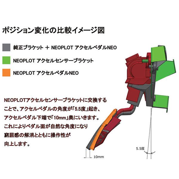 NEO PLOT ネオプロト アクセルセンサーブラケット アルト ターボRS ワークス(HA36S) NP91170｜autosupportgroup｜03