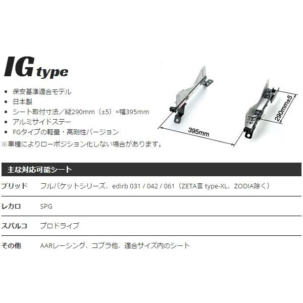 BRIDE ブリッド スーパーシートレール IGタイプ 右側 MR-S ZZW30