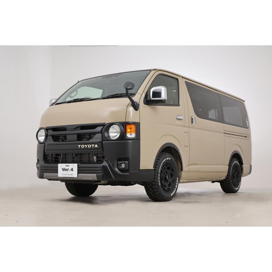フレックス ハイエース T-Forceフロントスポイラー【車両情報必須