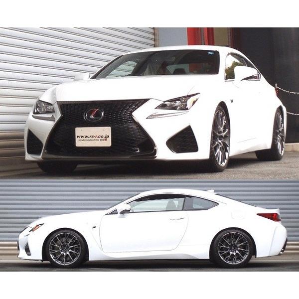 アールエスアール LEXUS RC F USC10 RS★R DOWN 後押しのみ 2本仕かける