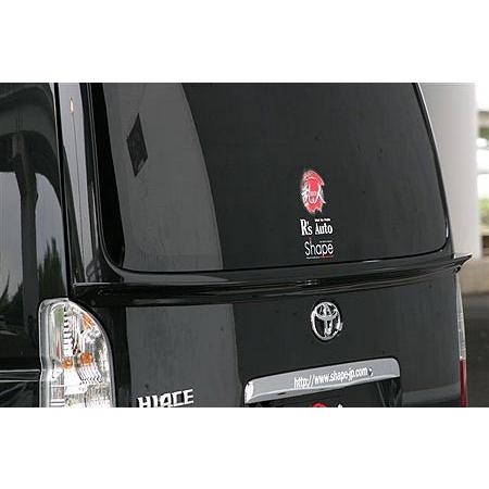 ランド エアロテック ハイエース 200系 ワイドボディ 乱人 リアゲート