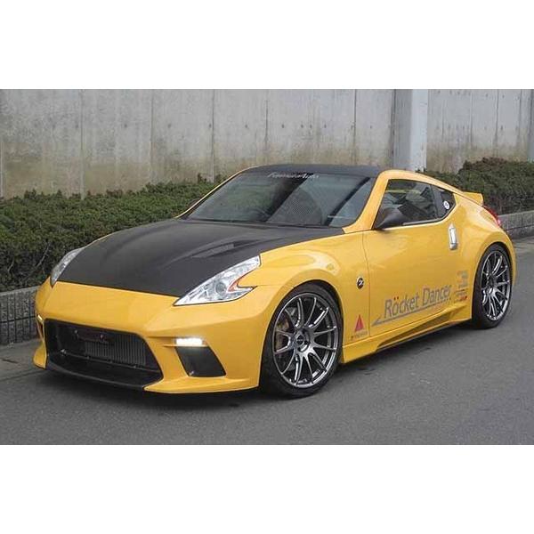 フジムラオート フェアレディZ Z34 エアロボンネット ウェットカーボン