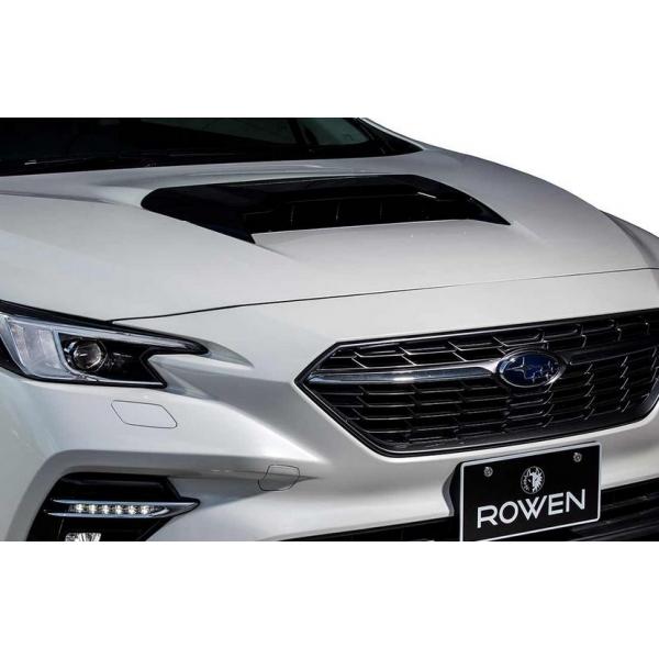 送料無料 レヴォーグ VN5 ボンネットエクステンション FRP製 単色塗装済 ピュアレッド (M7Y)