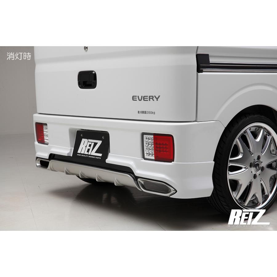 ライツ 流星 Ver.2 DA64V/DA17V エブリイバン オールLEDテールランプ レッドクリアレンズ/インナーメッキ_2