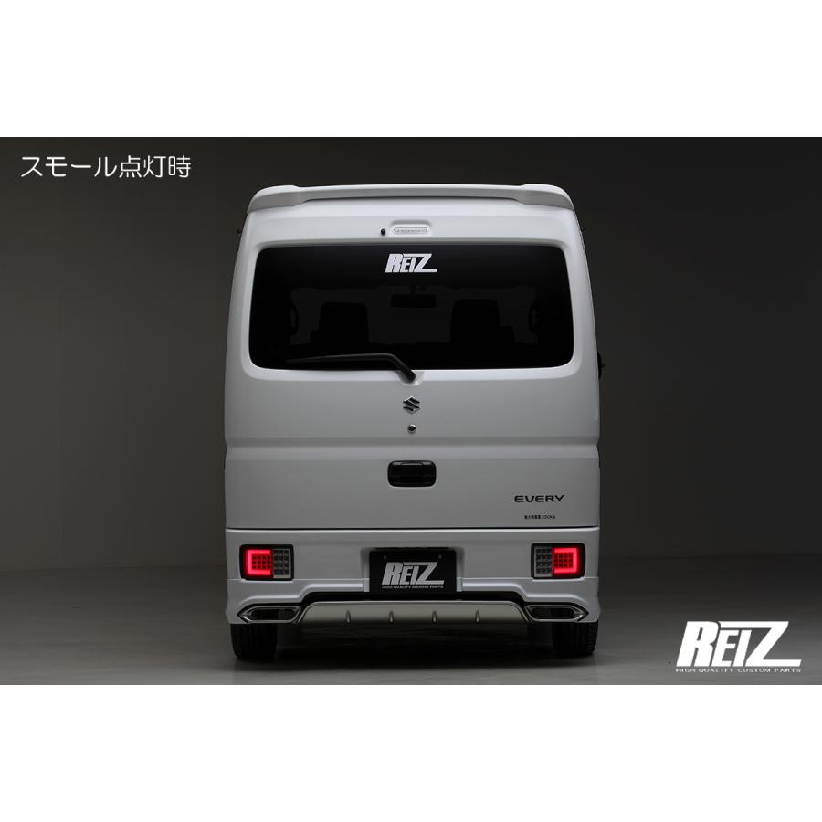 ライツ 流星 Ver.2 DA64V/DA17V エブリイバン オールLEDテールランプ レッドクリアレンズ/インナーメッキ_5