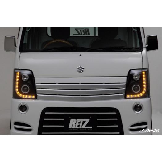 ライツ 流星Ver DA63/65T キャリイ 3D LEDライトバーヘッドライト 