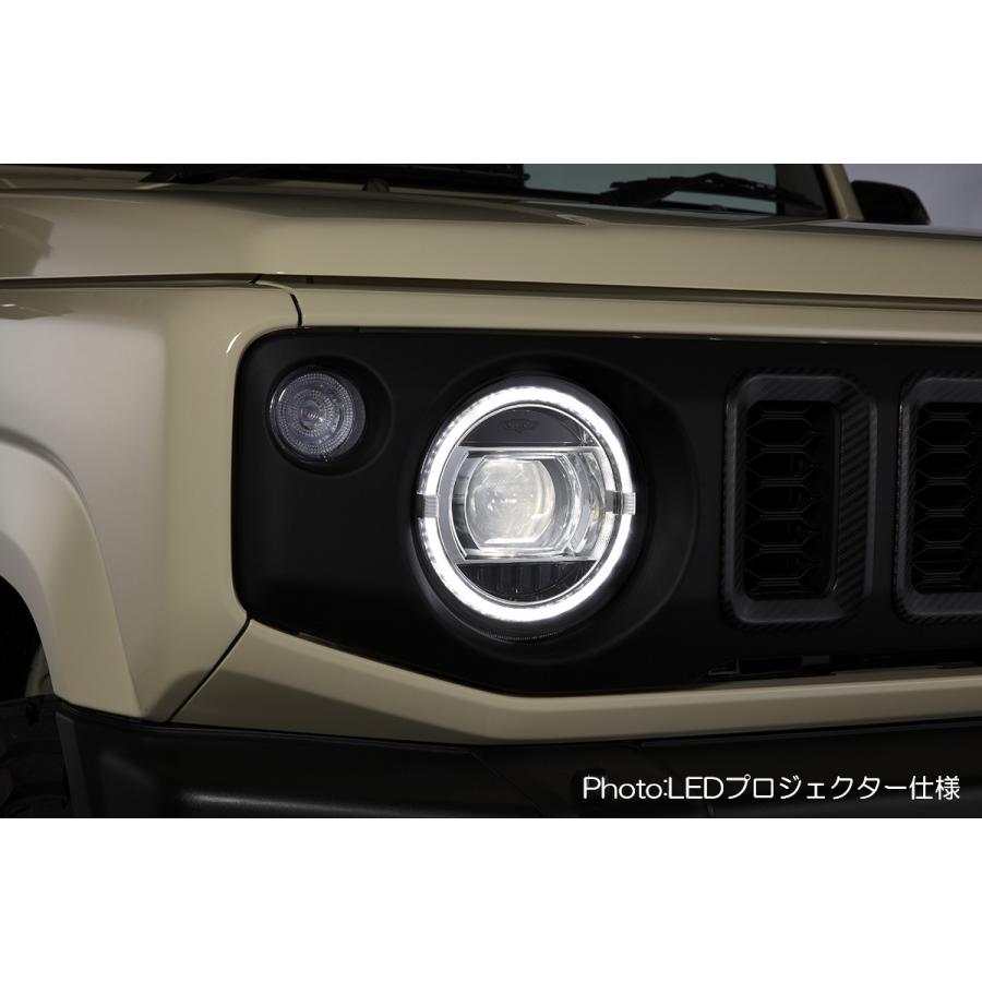 ライツ ヘッドライトユニット ジムニー JB64 純正ハロゲンヘッドライト