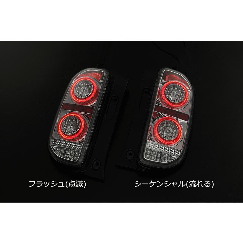 ハスラーMR31/41S テールランプリング（ワインレッド）8Design Amazon