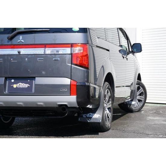 ロードハウス デリカ D5 後期 KADDIS マッドフラップ (加工無しタイプ