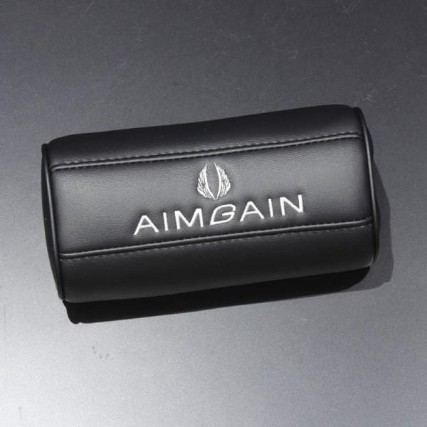 美品　エイムゲイン　オリジナルヘッドパッド ネックパッド エイムゲイン AIMGAIN ラグジュアリー ヘッドパッド ブラック 2個