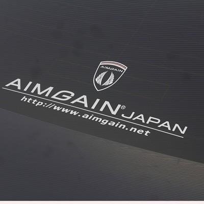 エイムゲイン AIMGAIN ブランドステッカー ＜JAPAN＞ : オート